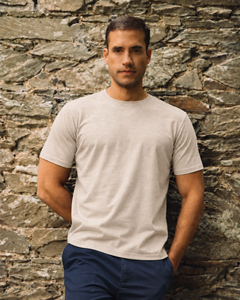 Pima Cotton T-Shirt — Sand
